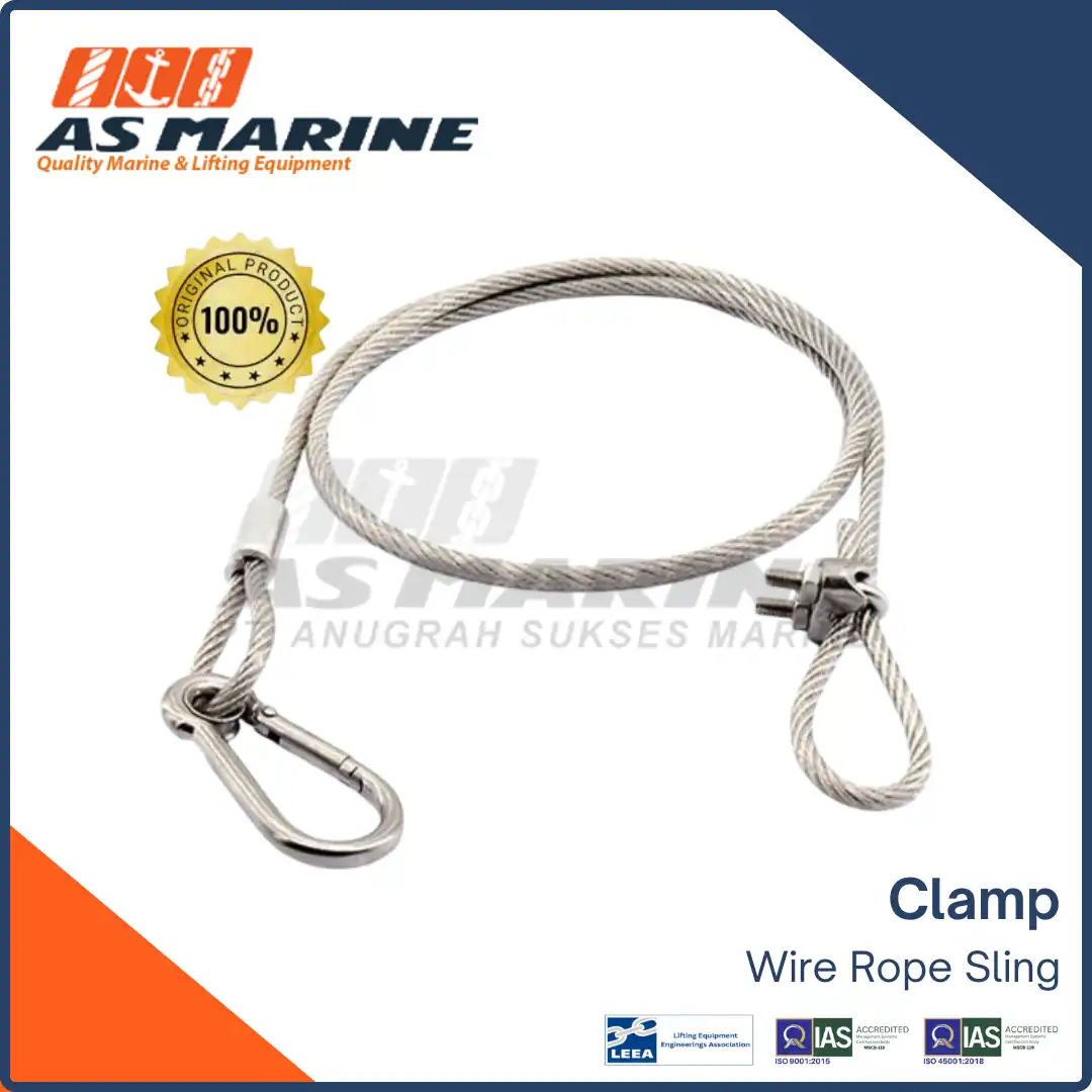 Jual Clamp Wire Rope Sling / Talurit dengan Wire Rope Clip